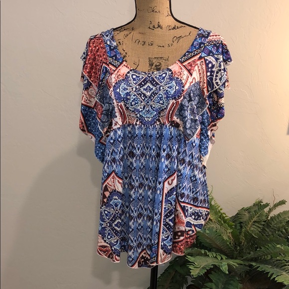 ONE WORLD Tops - Gorgeous Embellished Top